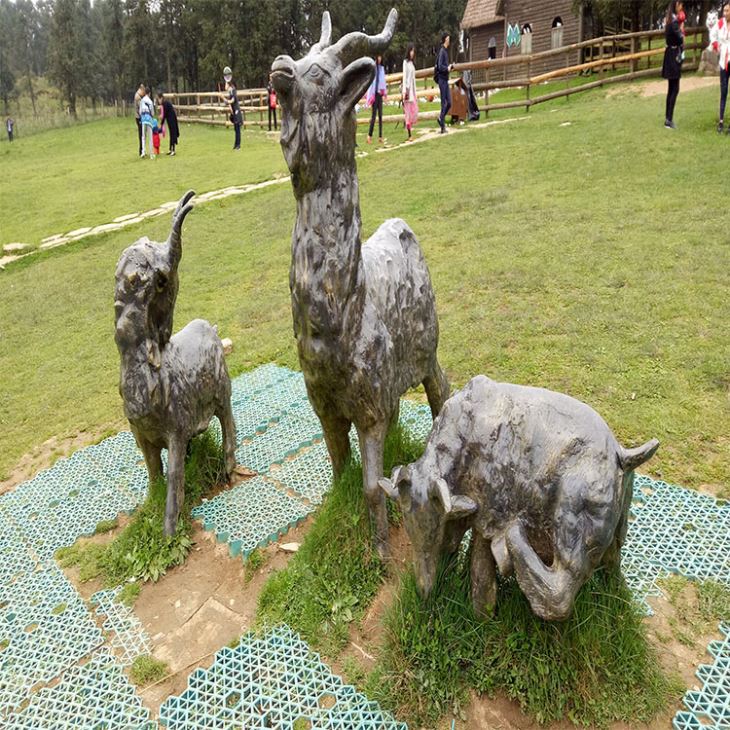 Outdoor Garden Decoration Fiberglass Animal Statue